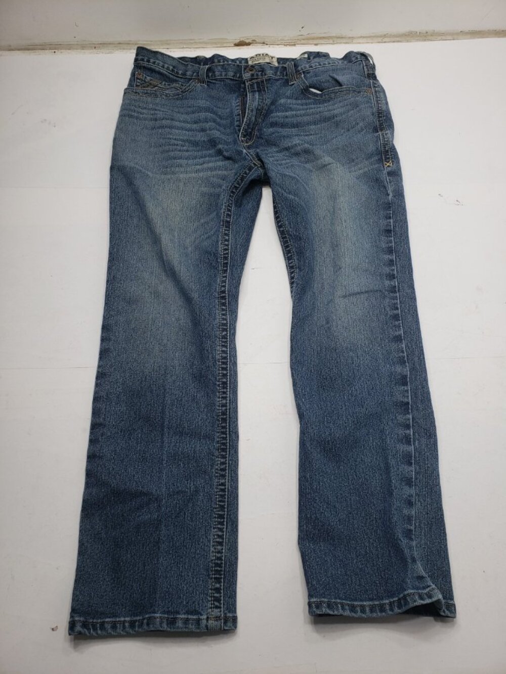 Ariat M4 Men's Jeans 40x32 Relaxed Straight Leg Blue Denim Western Cowboy